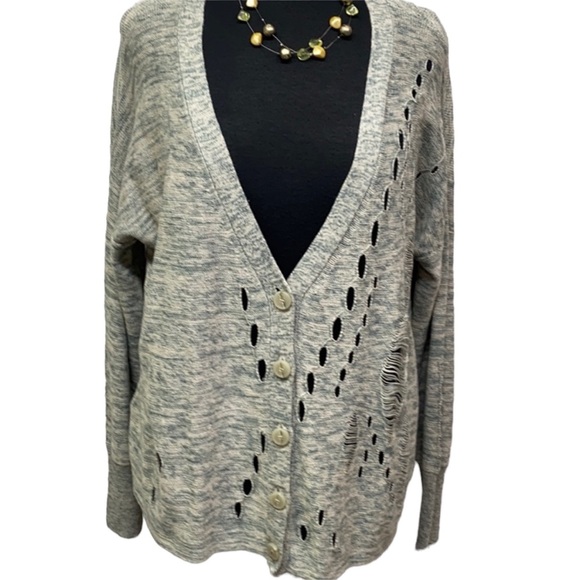 BCBG Generation Distressed Sweater - Picture 1 of 6